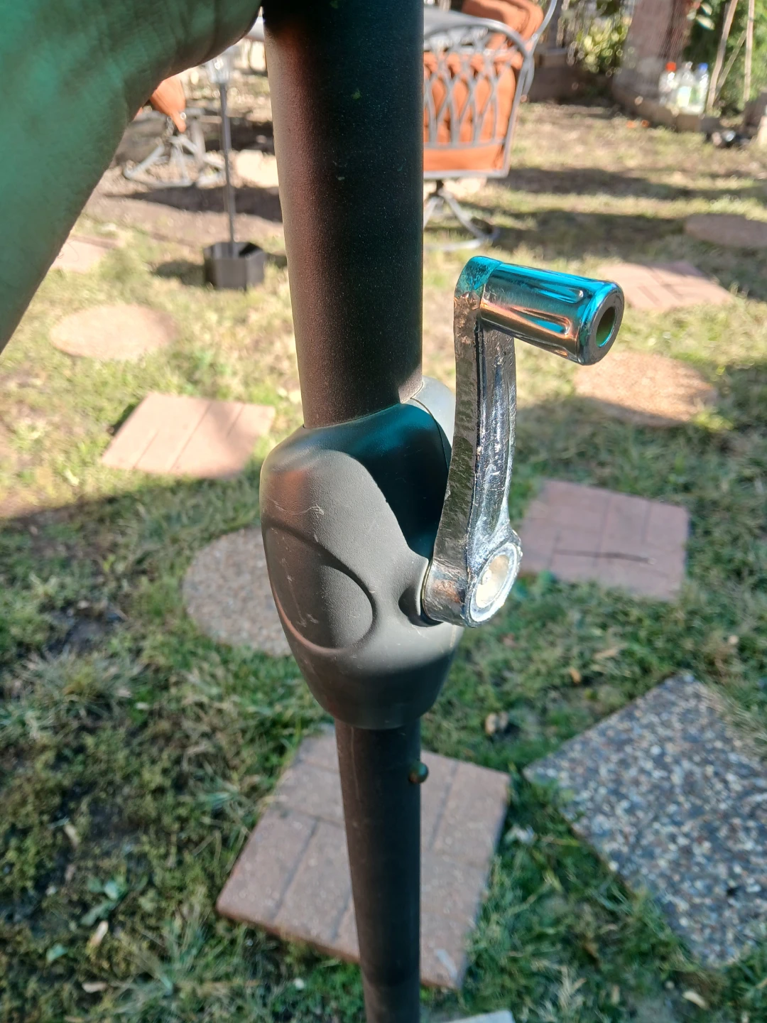 Turquoise Outdoor Patio Umbrella - photo 3