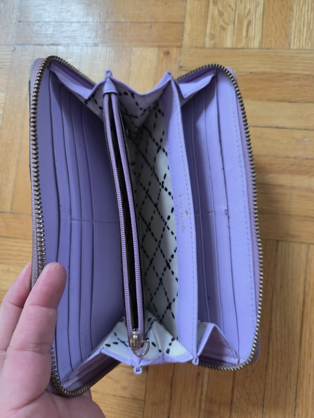 Kate Spade Lavender Zip-Around Wallet - photo 3