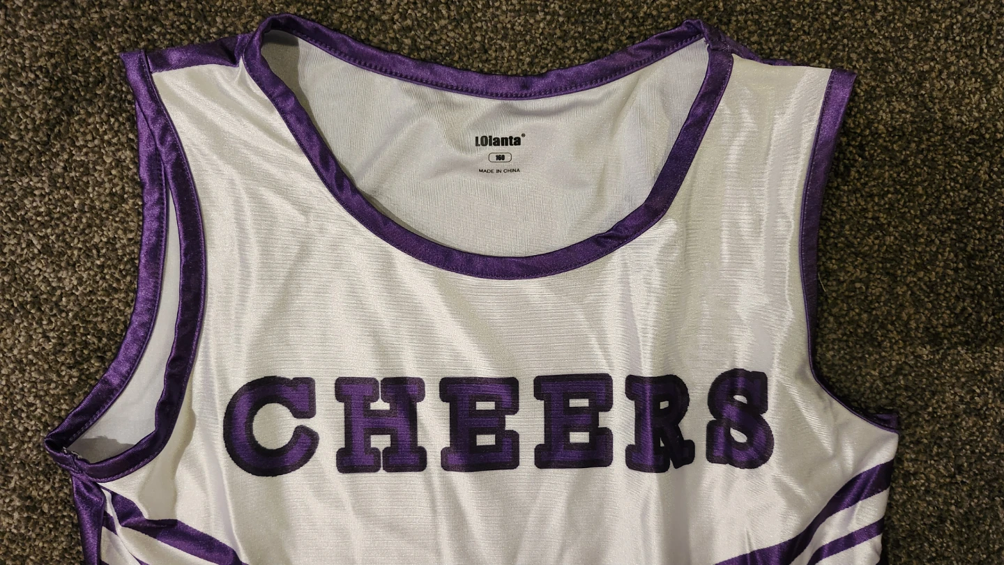 Lolanta Cheerleader Outfit - Purple & White - Size 160 - photo 2