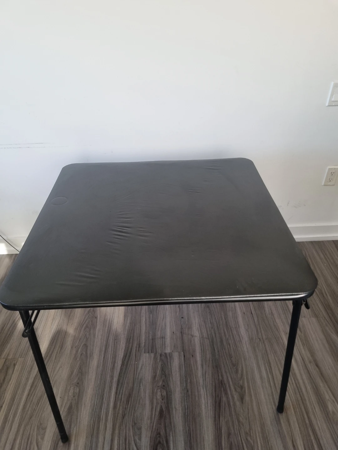 Black Folding Card Table