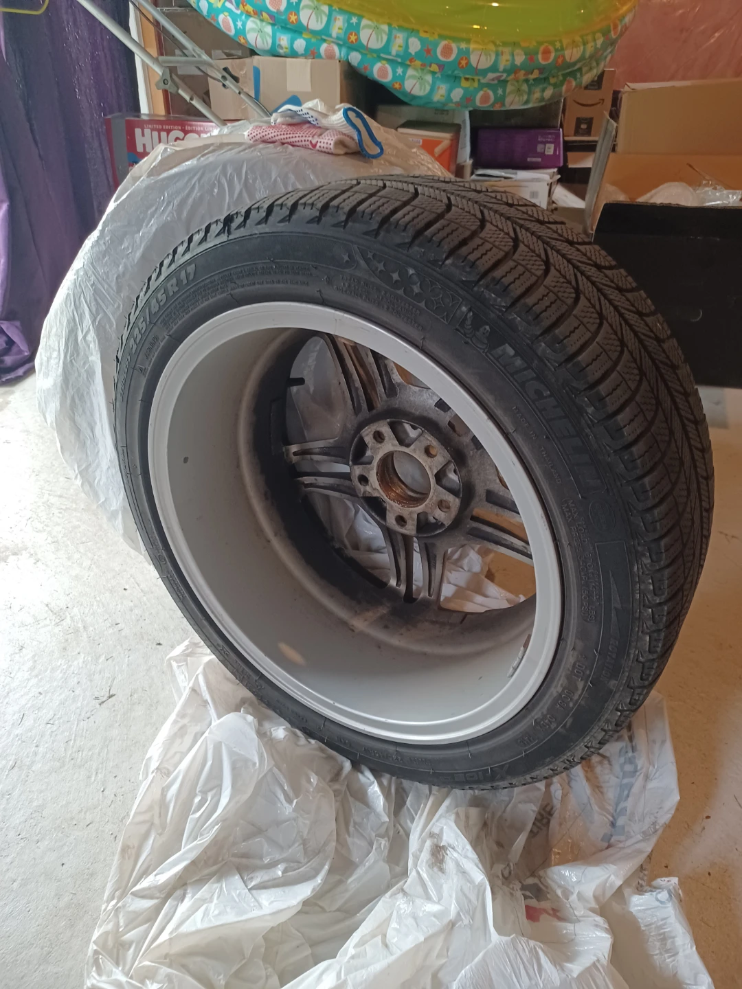Michelin X-Ice Xi3 225/45R17 Winter Tires + Rims