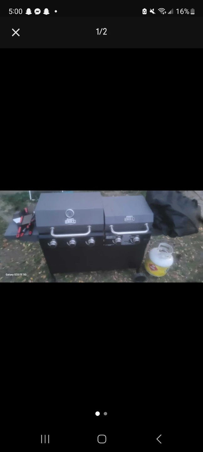 Dual propane Grill&griddle - photo 2
