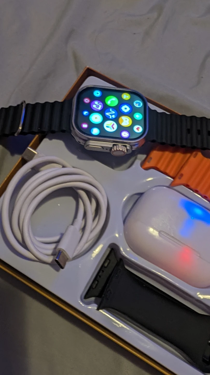 Smartwatch Set with Wireless Earbuds and Extra Bands - photo 5