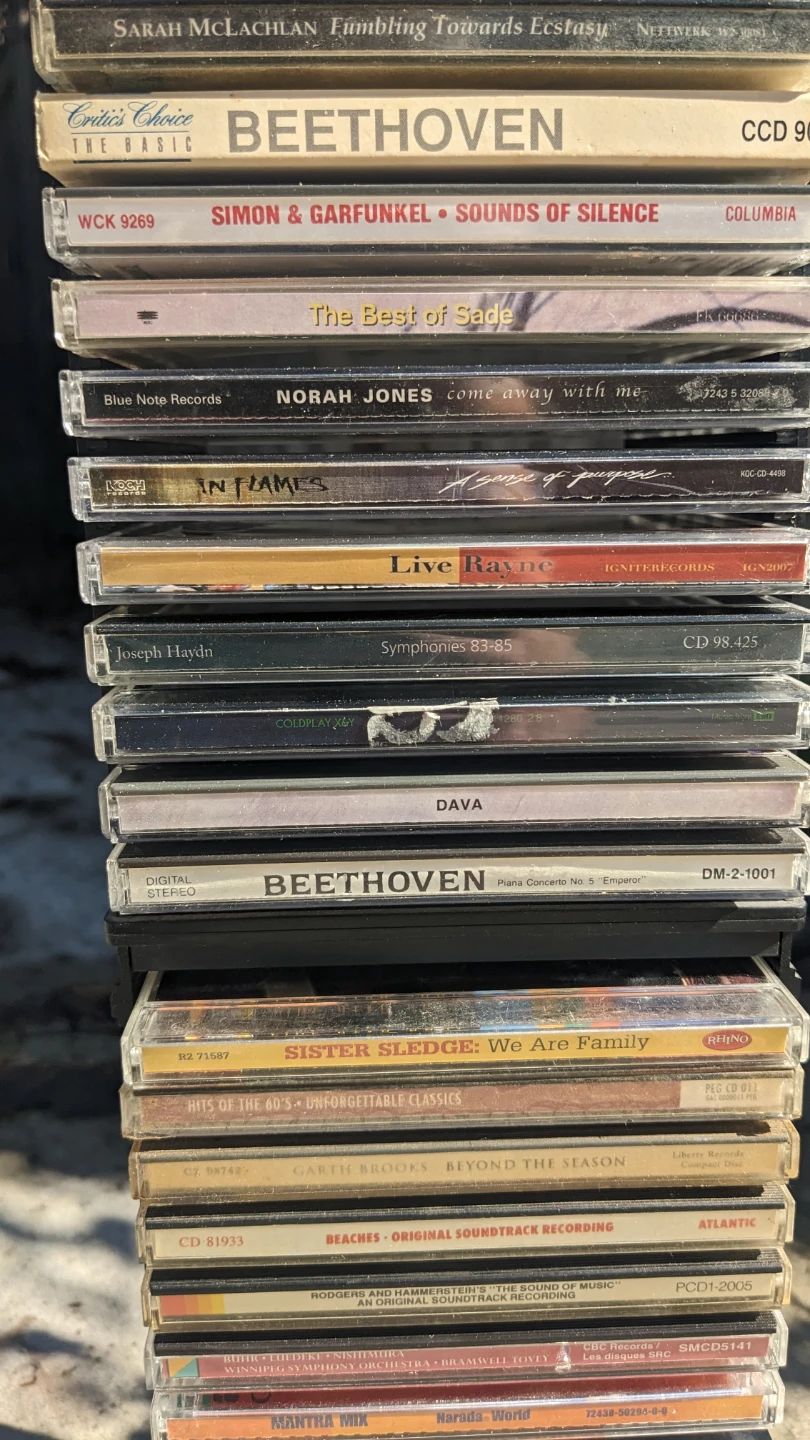 Tower CD storage rack with collection - photo 4