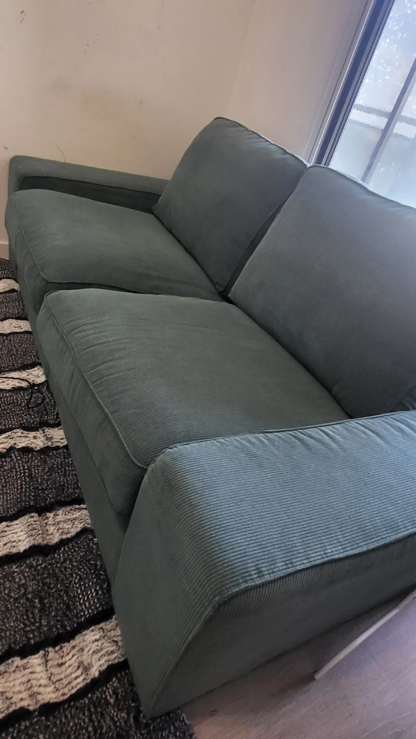 IKEA KIVIK Loveseat - Gray-Turquoise