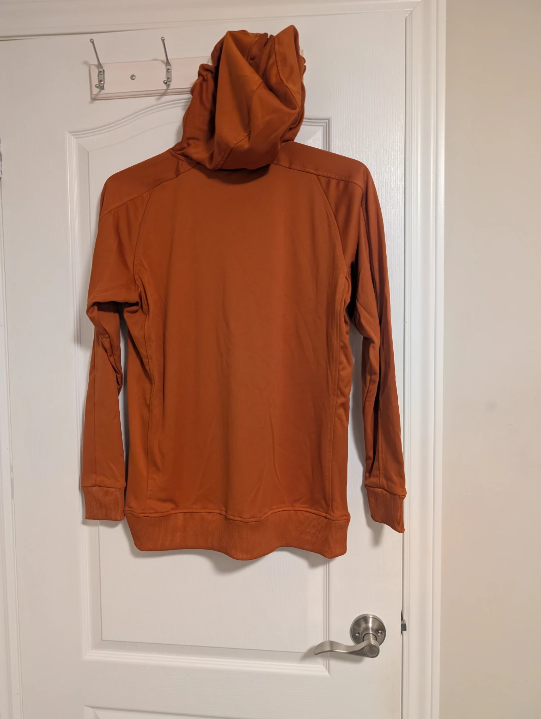 Elite Performance Hoodie - Burnt Orange/White -Small - photo 3