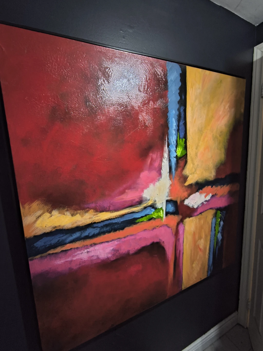 XLarge  ORIGINAL Abstract Canvas Wall Art - photo 2