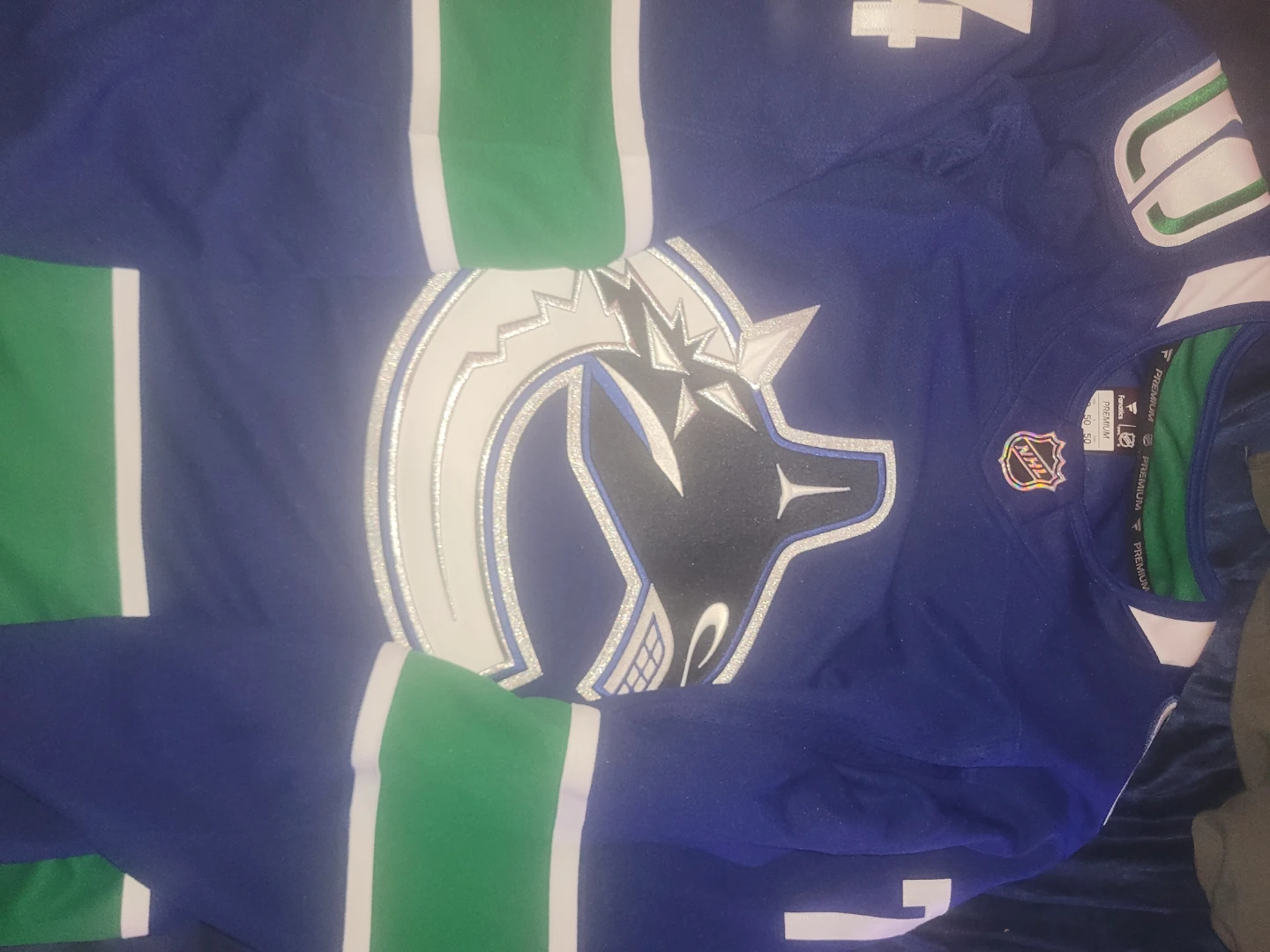 Vancouver Canucks DeBrusk #74 Fanatics Jersey