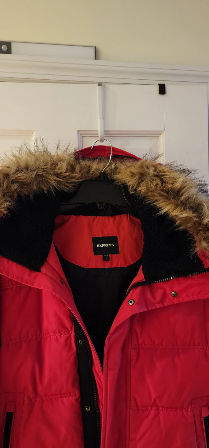 Express Men Winter Coat With Hood Fur - photo 2