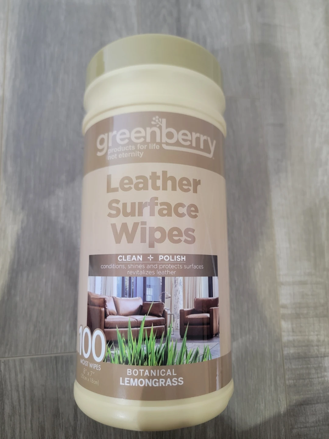 Greenberry Leather Surface Wipes 100 Count