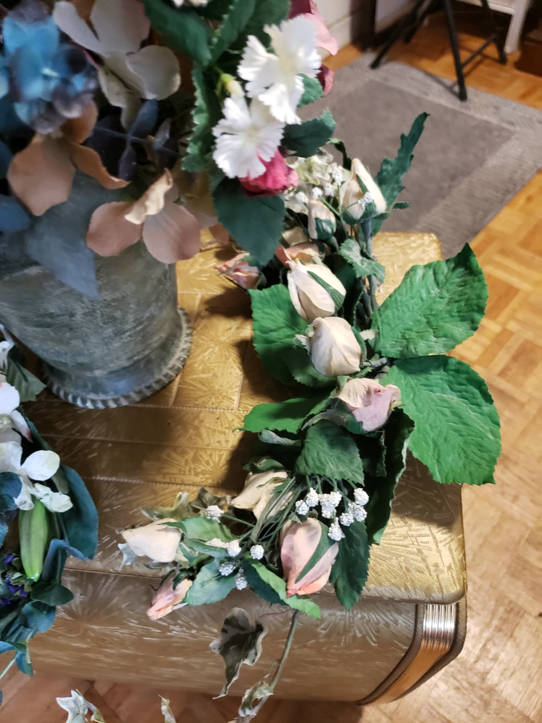 Artificial Floral Arrangement with Planter - photo 3