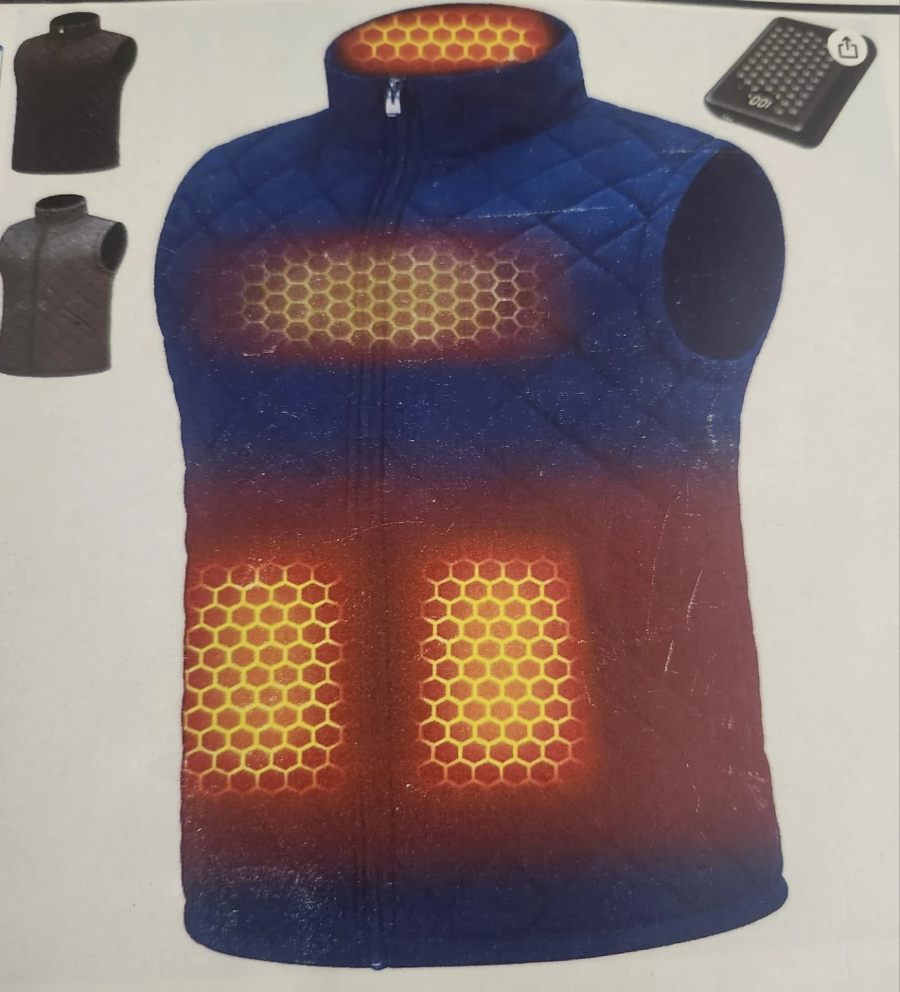Graphene Heated Vest with 14000mAh Power Bank