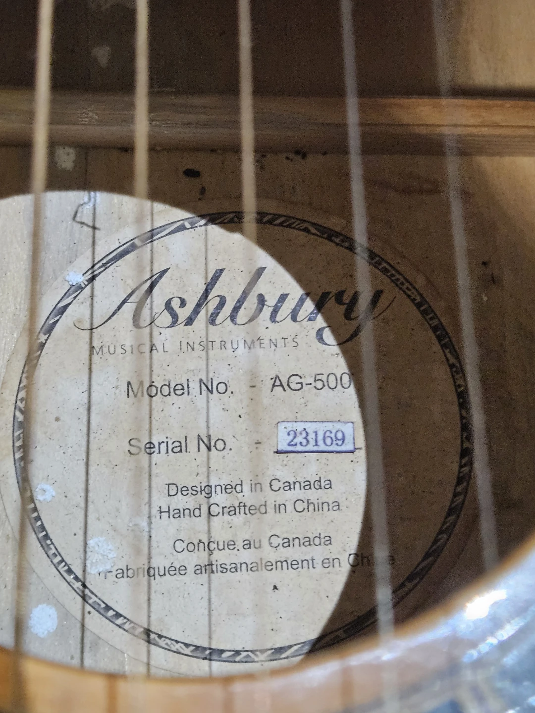 Ashbury AG-500 Acoustic Guitar - photo 2