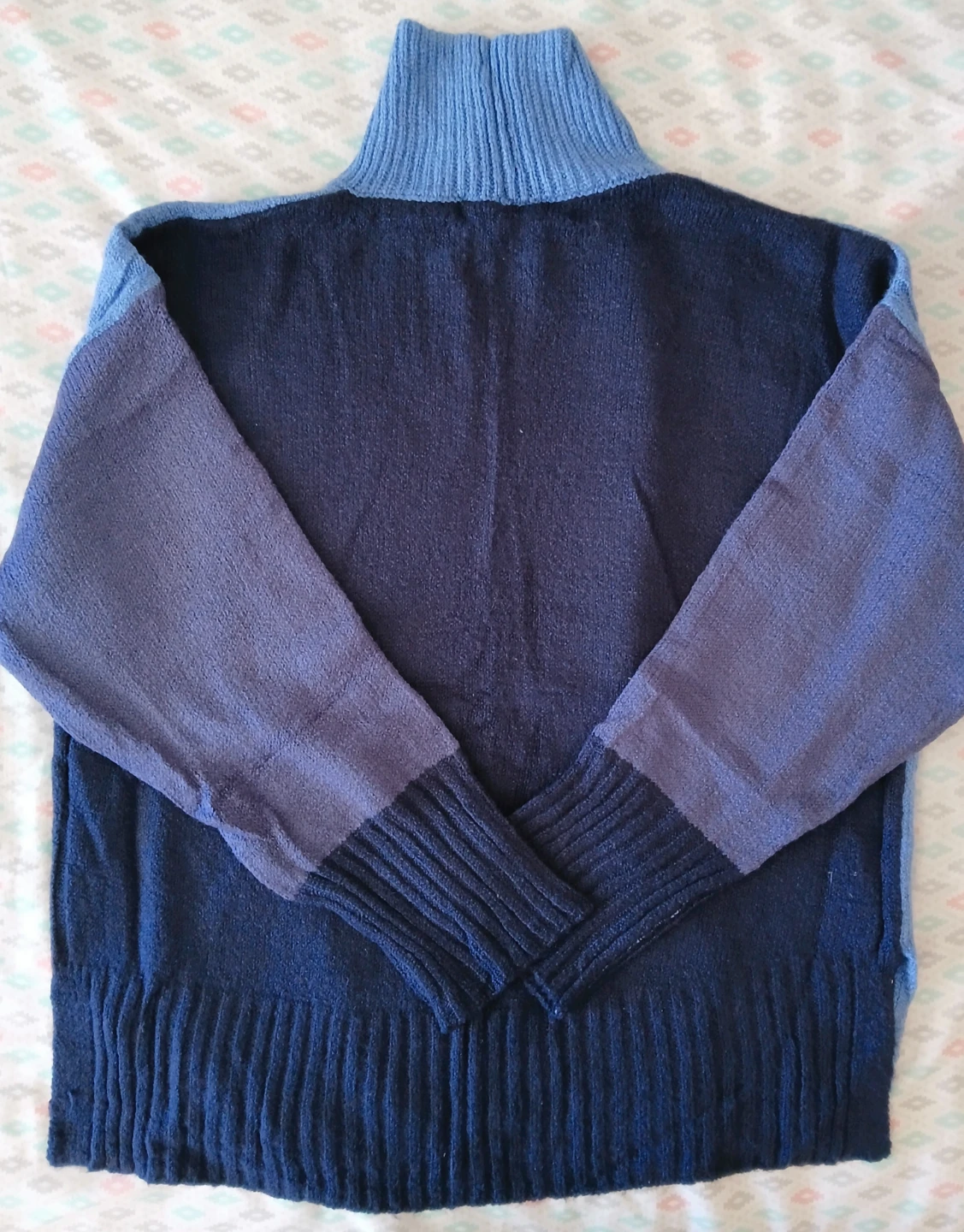 Two-tone turtleneck sweaters - photo 3