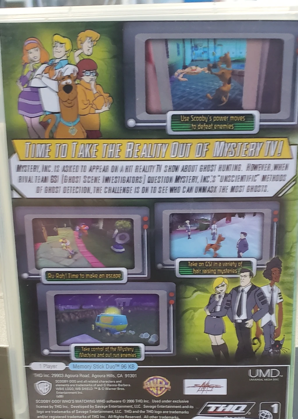 Scooby-Doo! Who's Watching Who? for PSP - photo 2