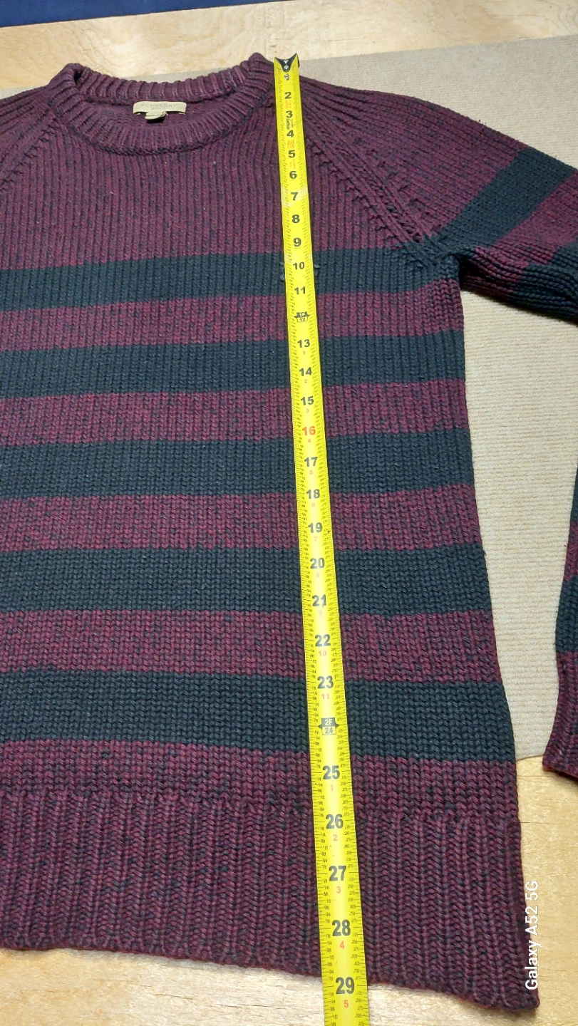 Burberry Brit Striped Crewneck Sweater 70%Wool 30% cashmere - photo 4