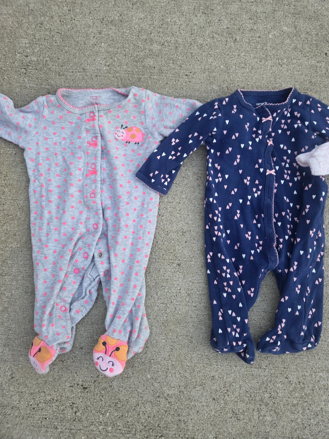 Set of 5 Baby Footie Pajamas - photo 4