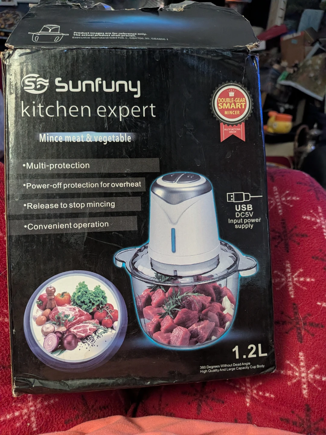 Sunfuny Multifunctional Kitchen Mincer 1.2L - photo 3