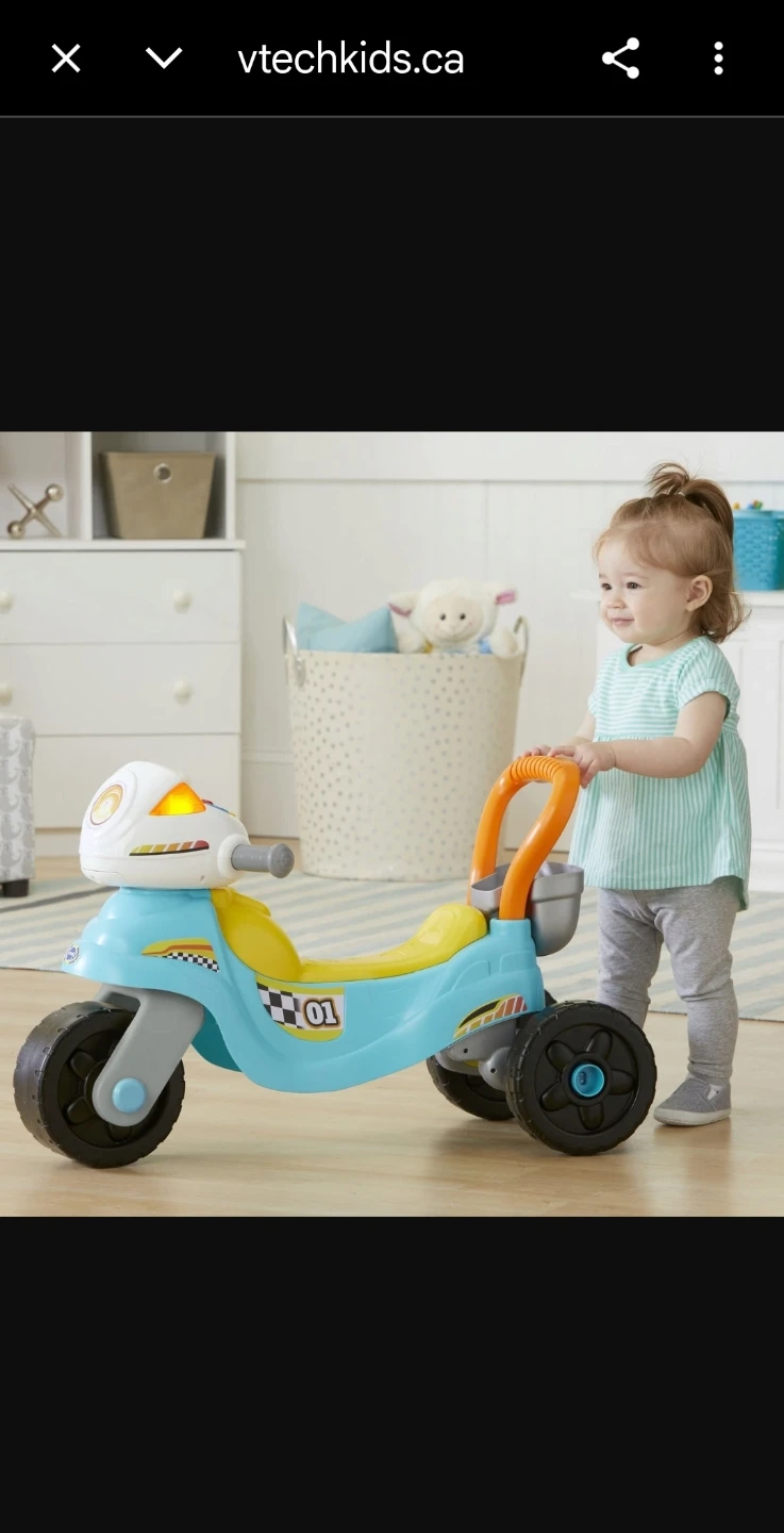 VTech 3-in-1 Step & Roll Motorbike - photo 3