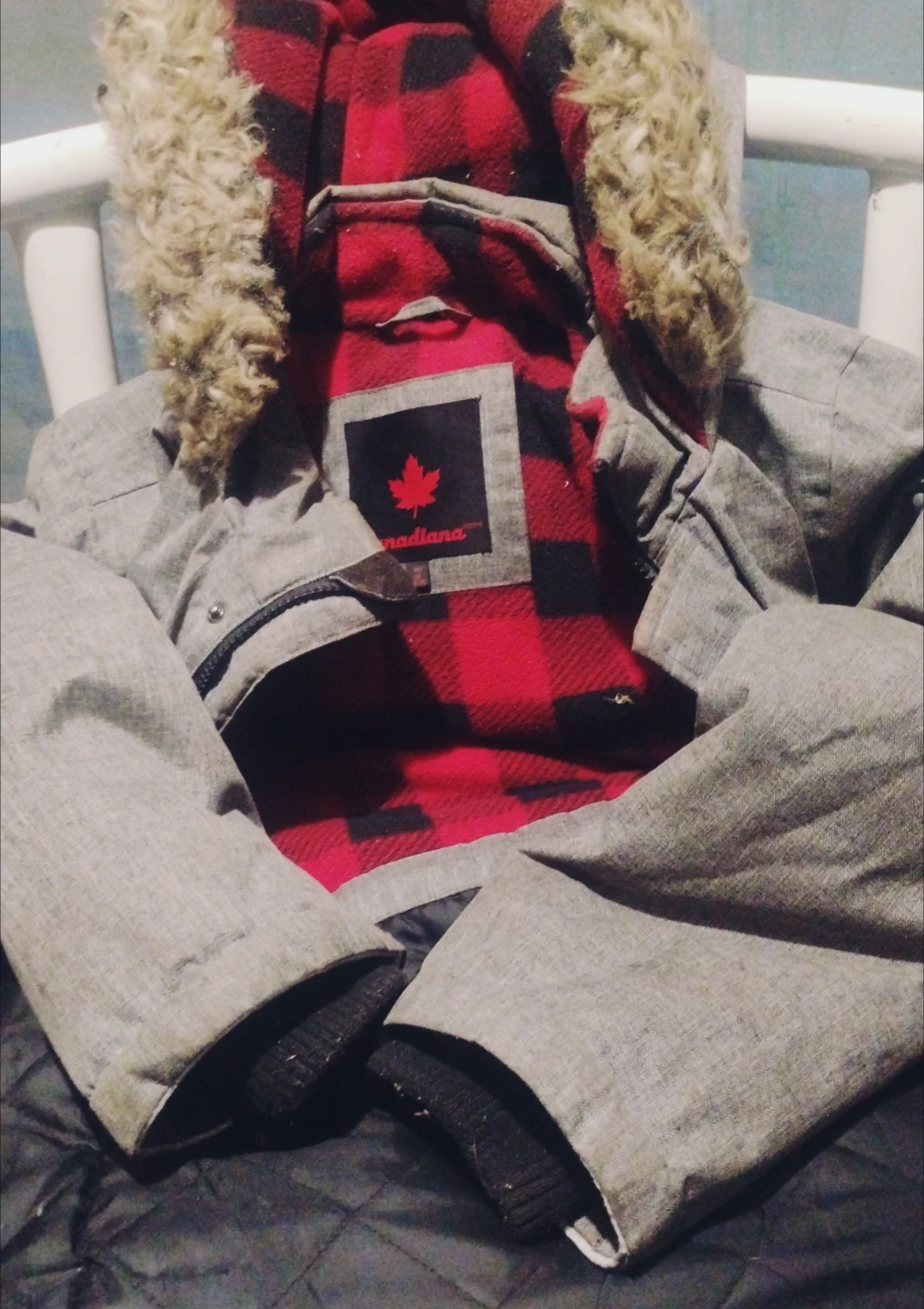 Canadiana Plaid Lined Winter Parka
