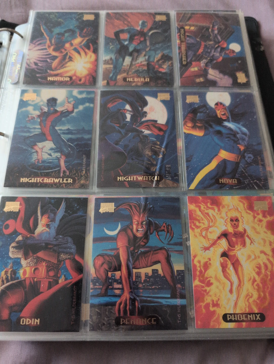 1994 Fleer Marvel Masterpieces Hildebrandt Brothers - photo 4