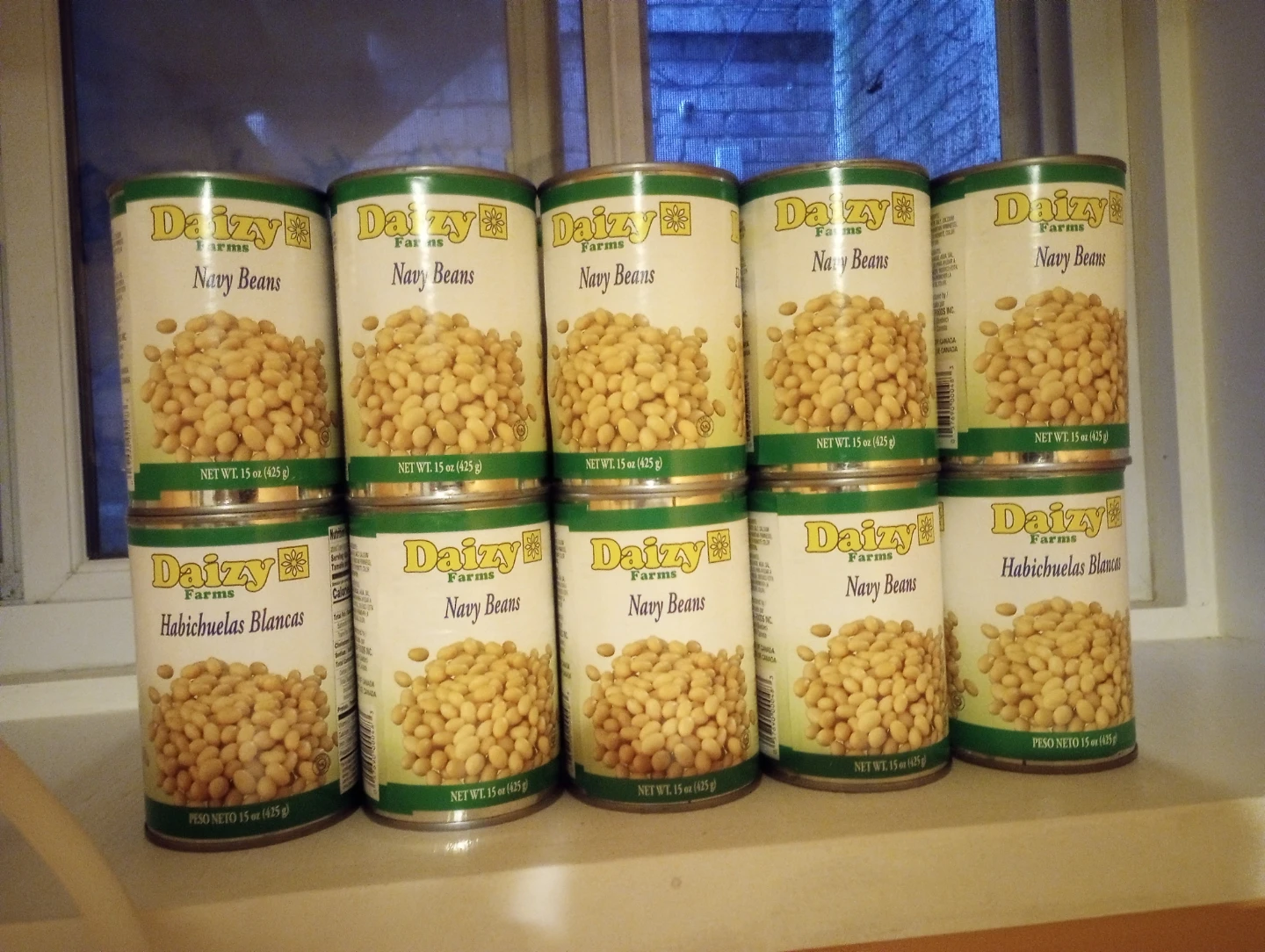 30 Cans of Navy Beans
