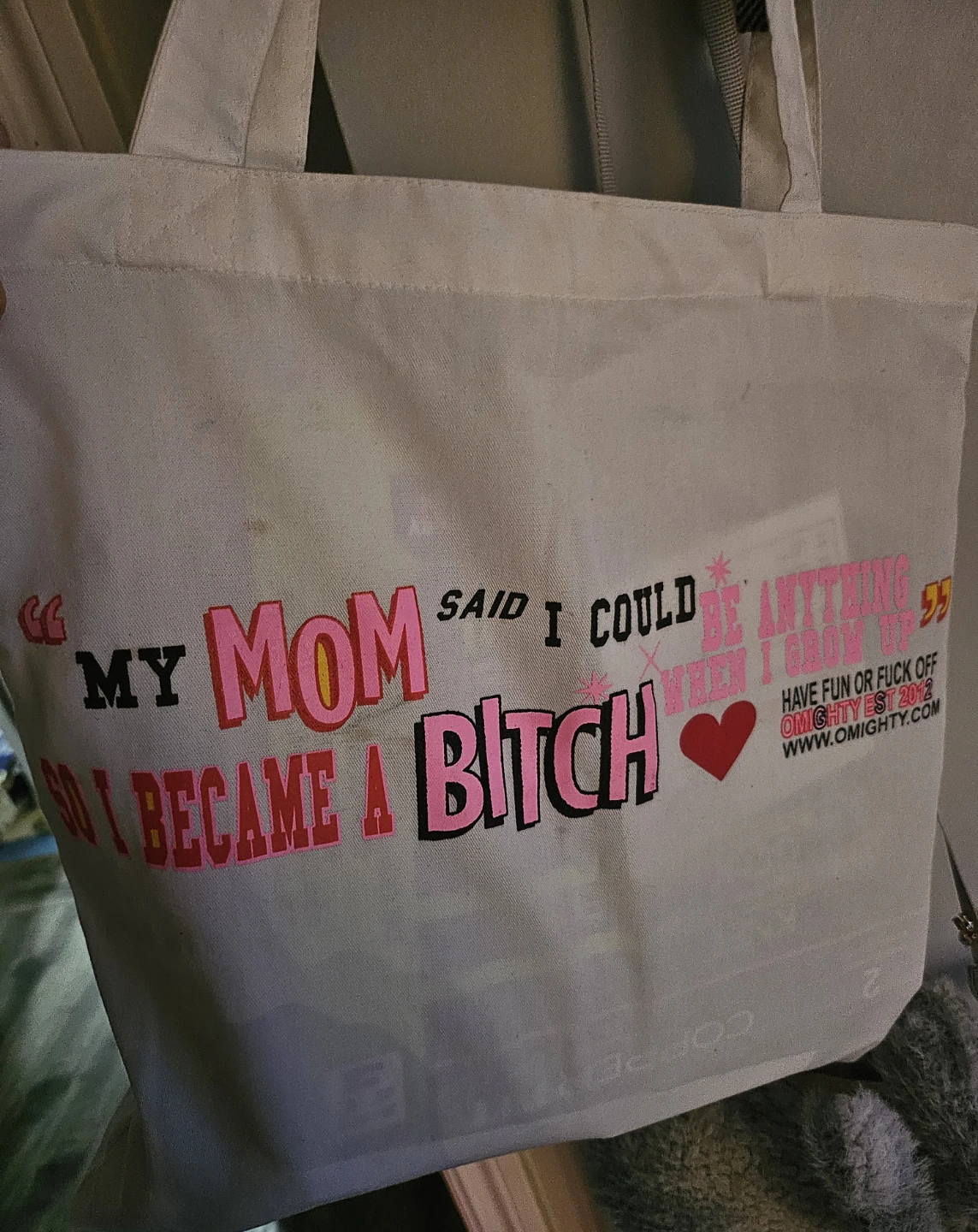 OMIGHTY Tote Bag
