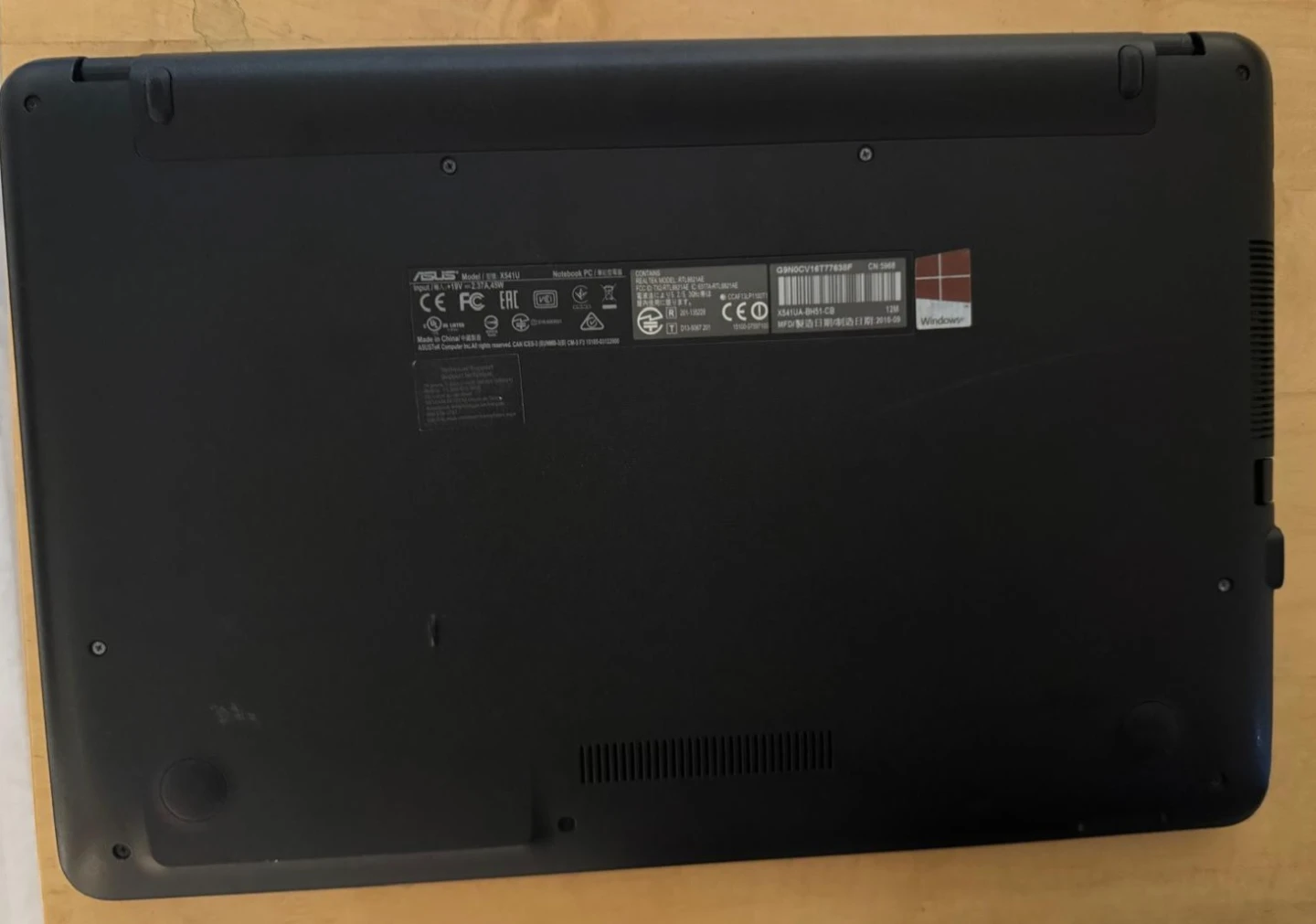 ASUS X541U Laptop i5 8GB RAM 238GB SSD - photo 4