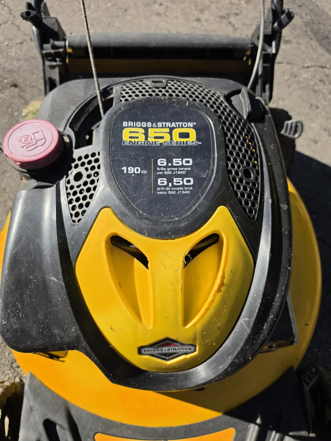 DeWalt RWD Lawn Mower with 190cc Briggs & Stratton Engine - photo 5