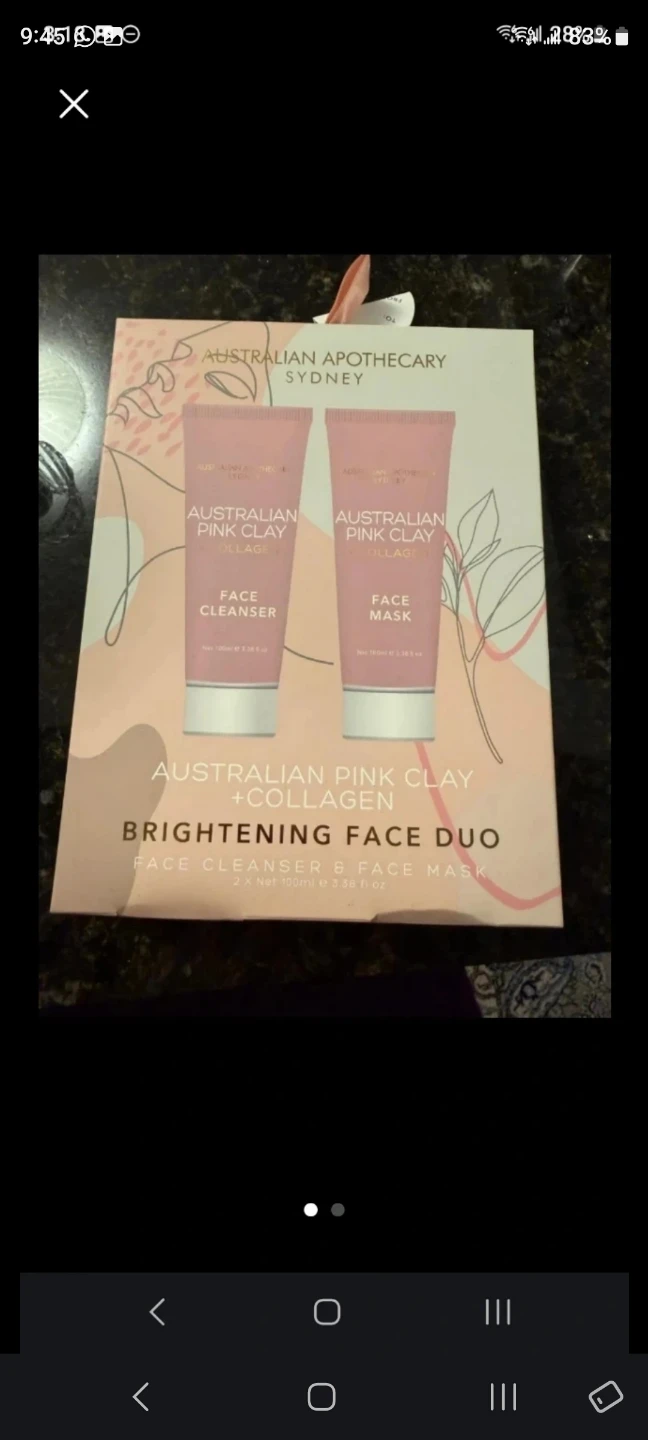 New Australian Brightening Face Duo