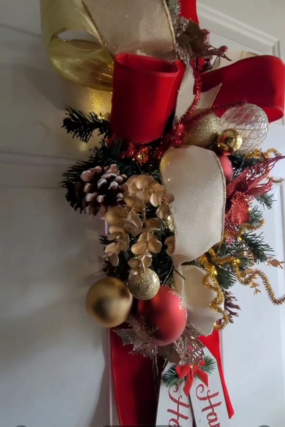 Christmas Door Swag Decoration - photo 3