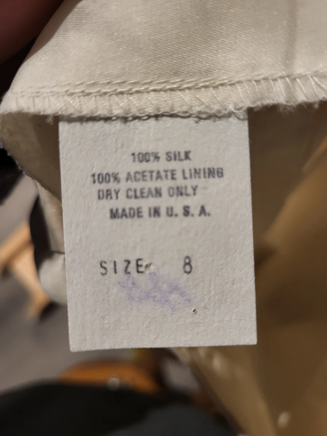 Wedding Dress: Watter Watters Vintage Silk Two-Piece Suit - photo 4