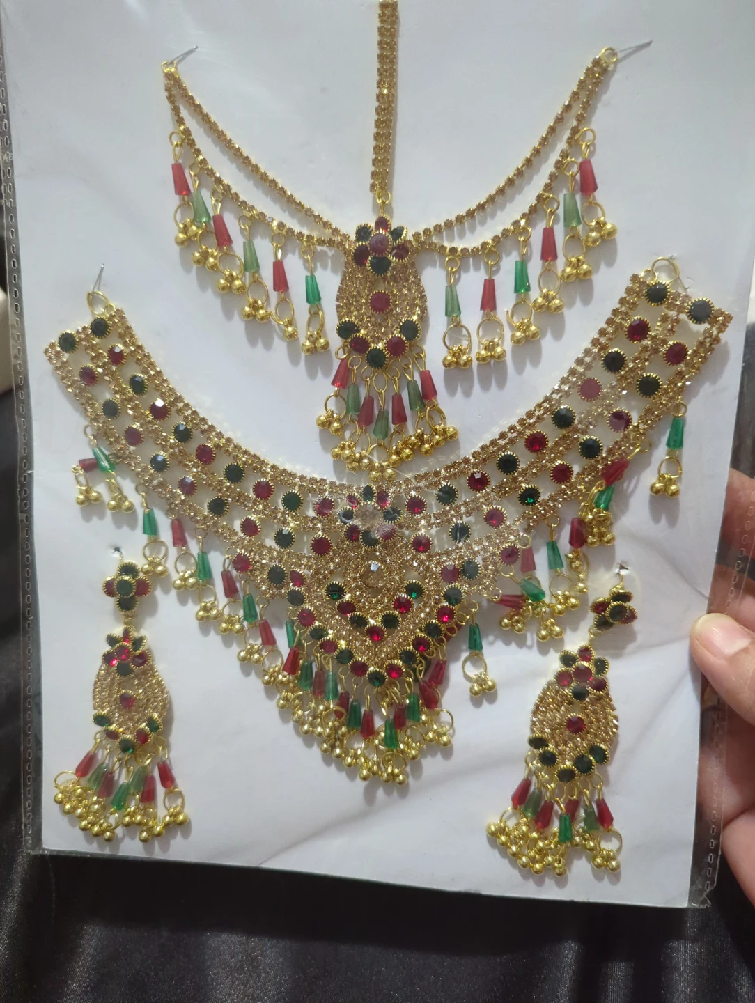 Indian Jewellery Set with Maang Tikka