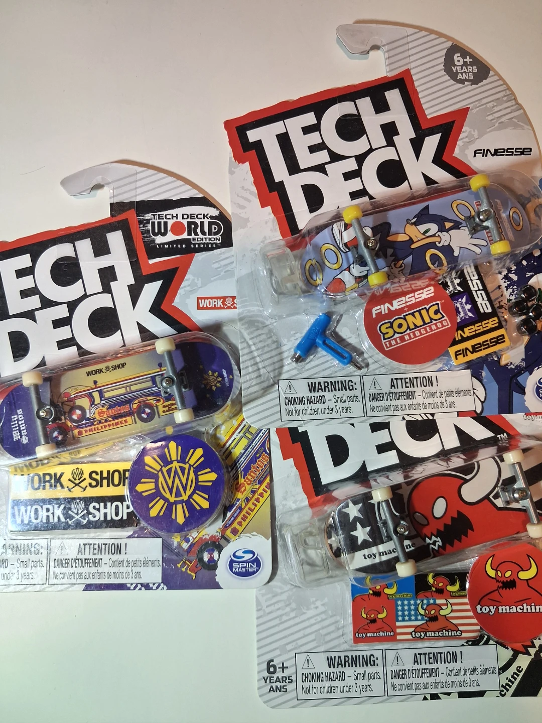 3 New Tech Deck Fingerboards