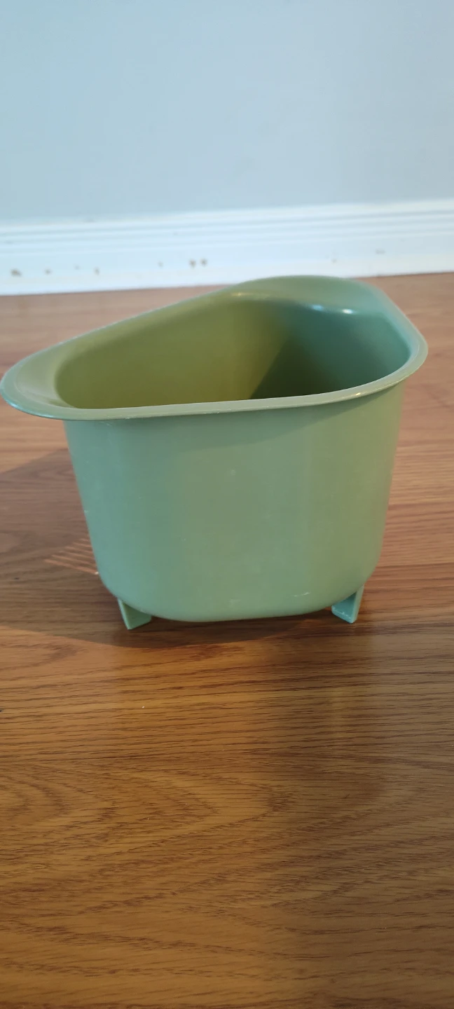 Green Plastic Corner Sink Strainer - photo 3