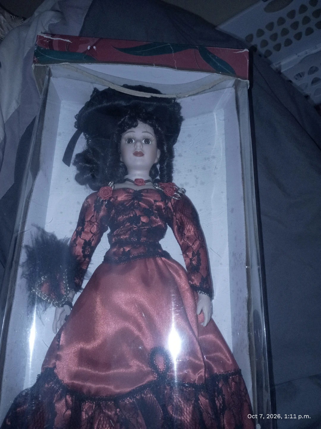 Vintage Style Porcelain Collectible Doll