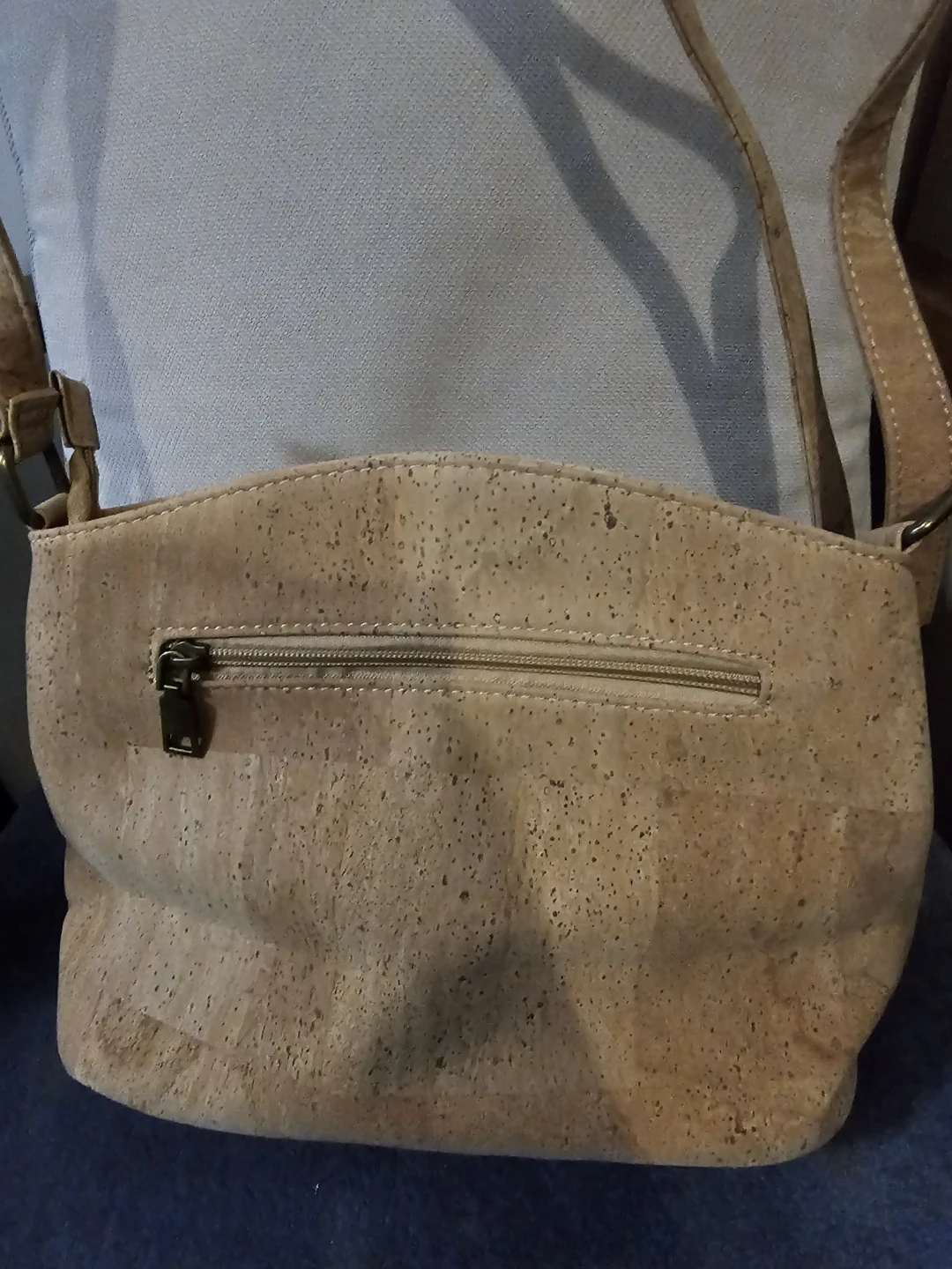 Cork Crossbody Bag with Daisy Print - photo 2