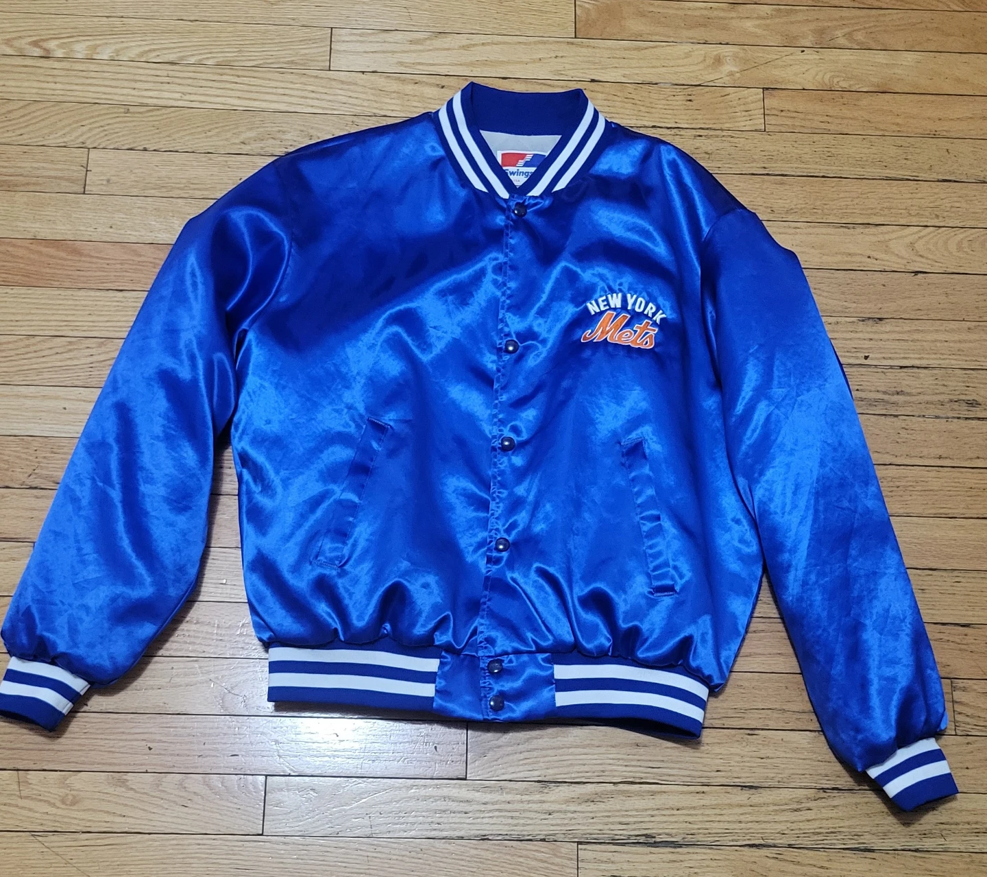 Vintage New York Mets Swingster Satin Jacket XL