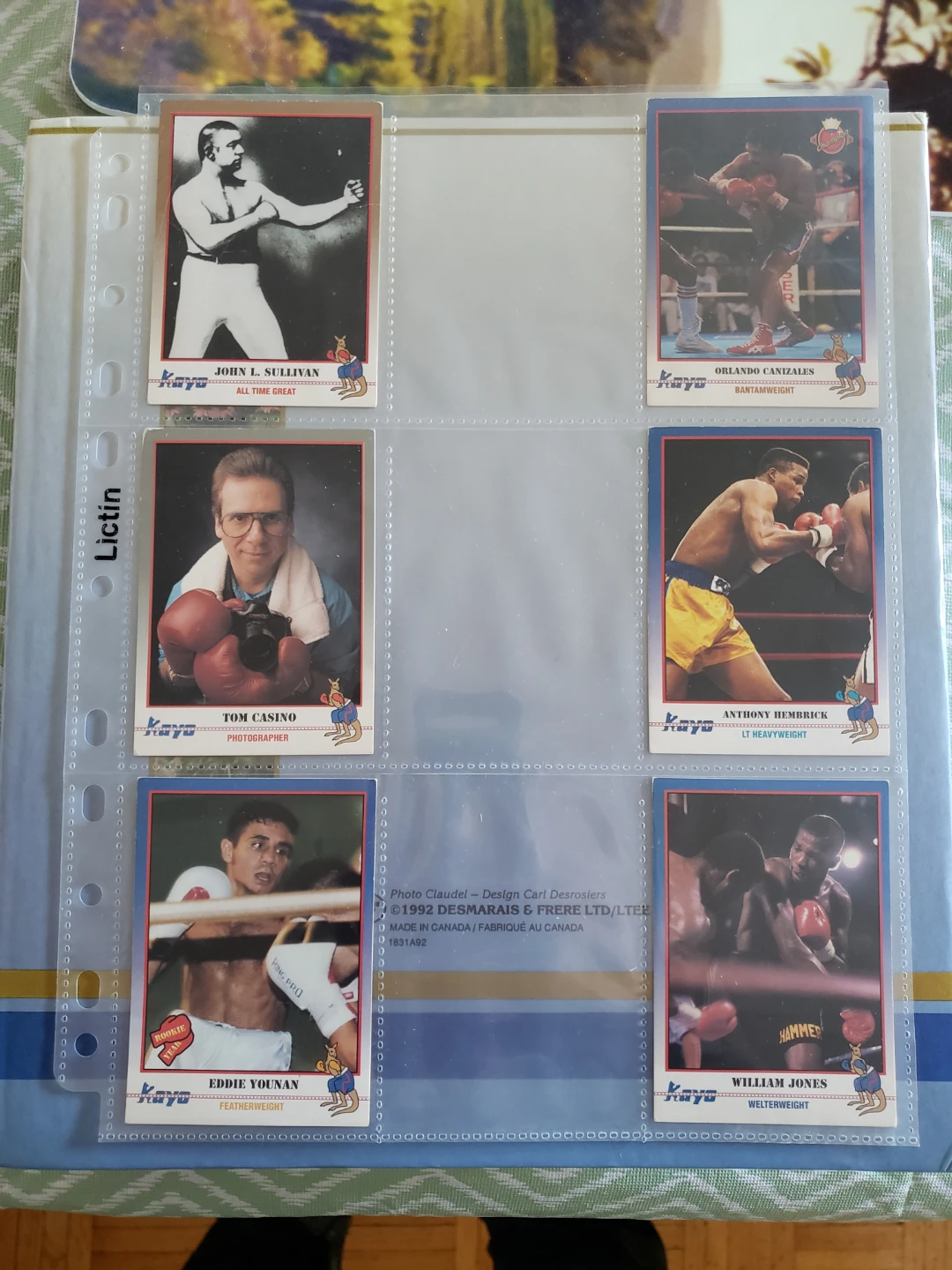 Kayo 1991 Vintage Boxing Trading Cards Collection - photo 4