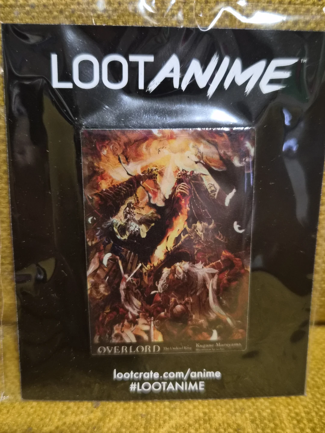 Overlord The Undead King Loot Crate Enamel Pin