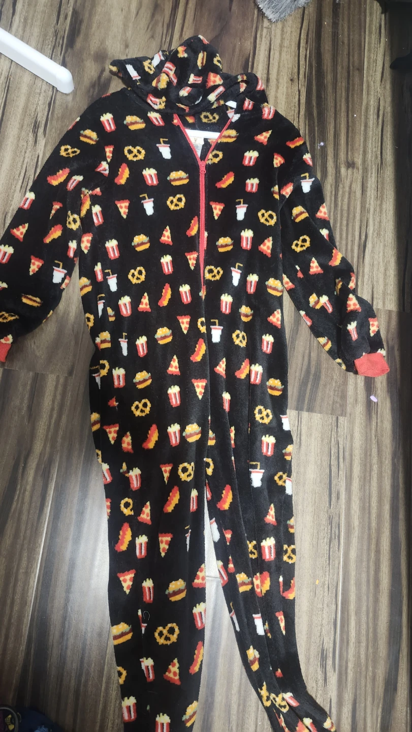 Fleece fast food onesie