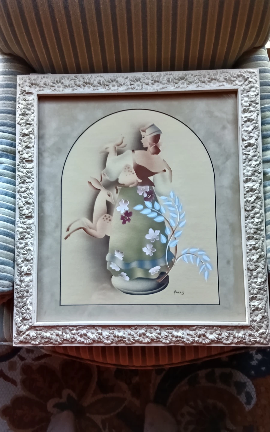 Art Deco Airbrush Painting by Benjamin Jorj Harris