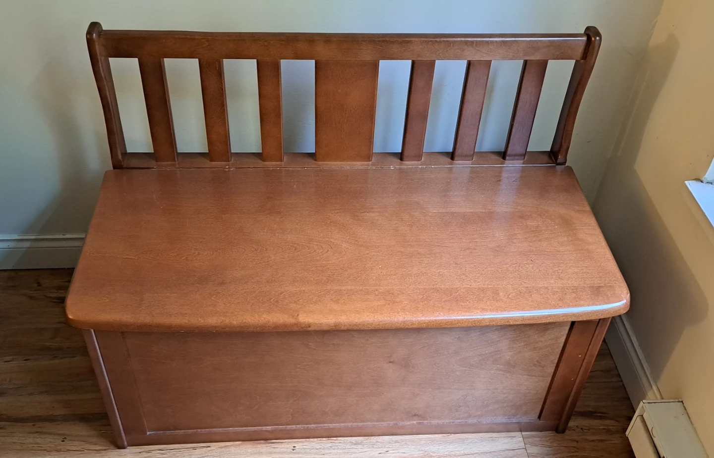 Solid Wood Storage Bench