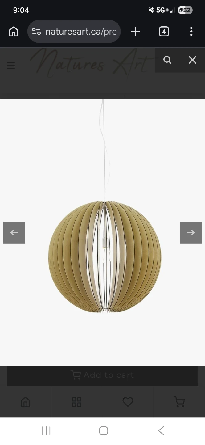 EGLO Cossano Light Brown Pendant Lamp - photo 2
