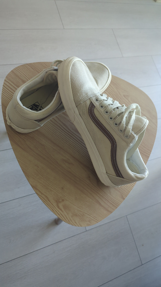 Vans Old Skool Beige Sneakers Size Men's 9 - photo 2