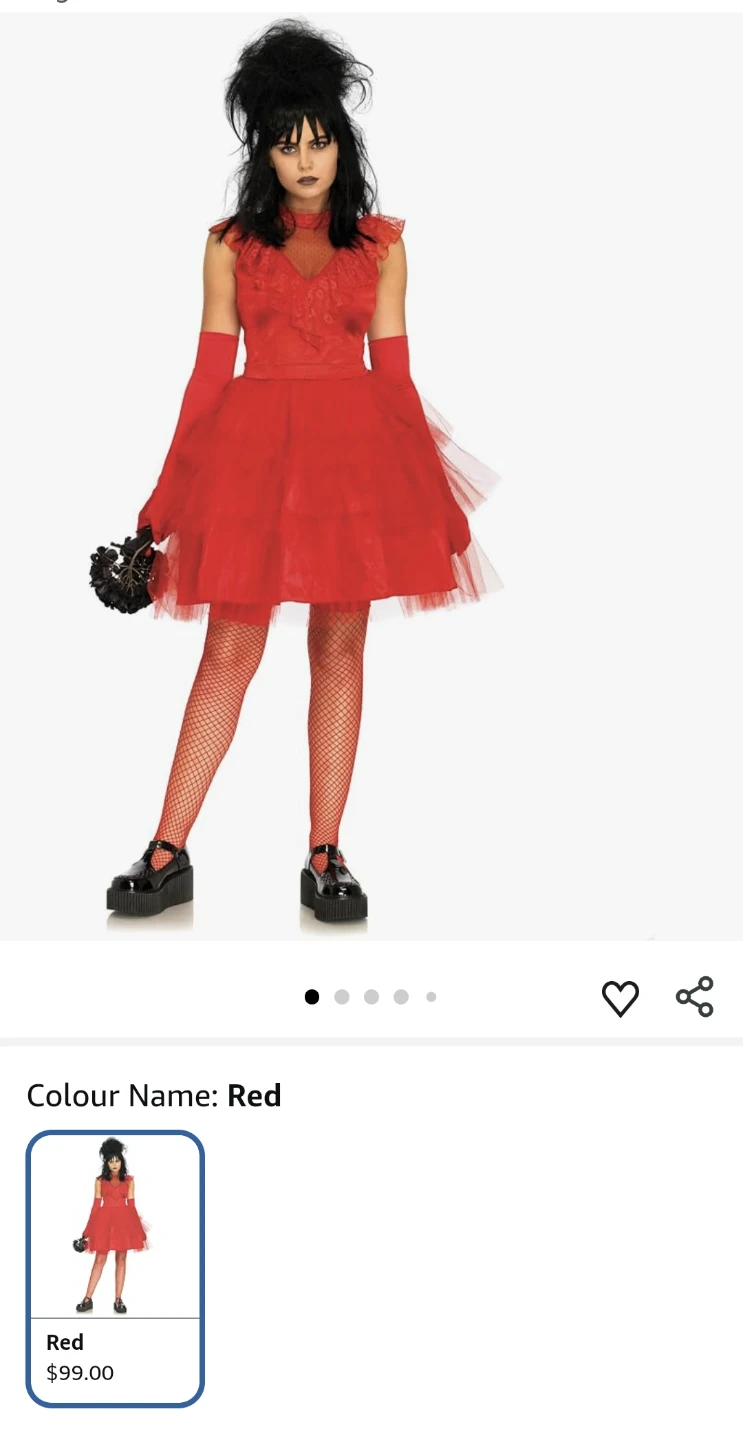 Leg Avenue Red Wedding Costume Medium - photo 4