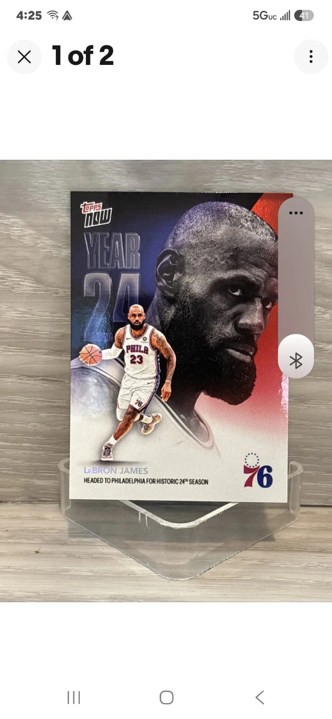 Basketball card Lebron James