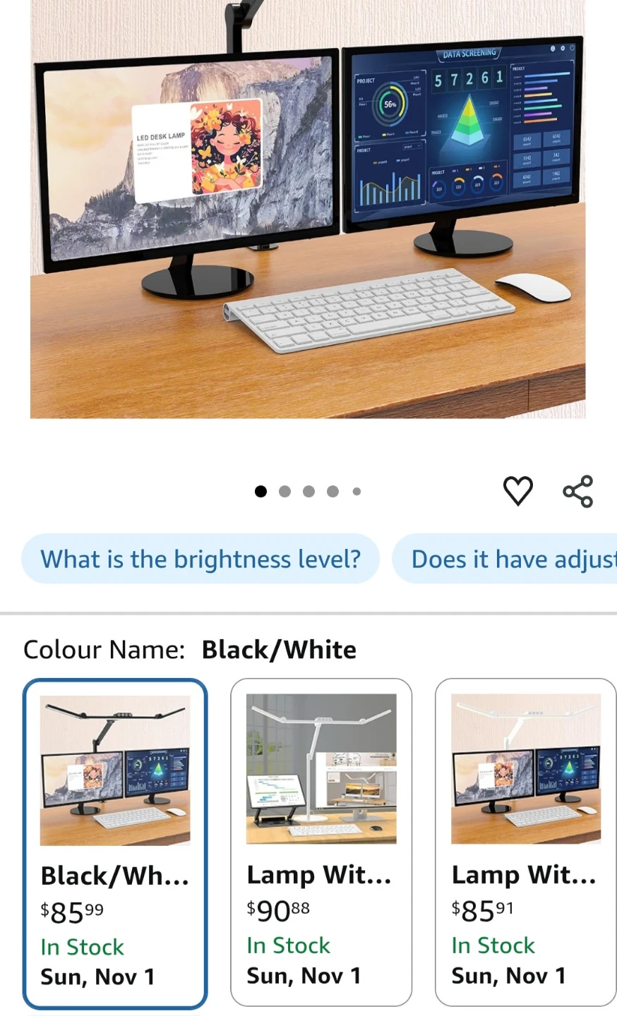 Adjustable LED Clamp Desk Lamp