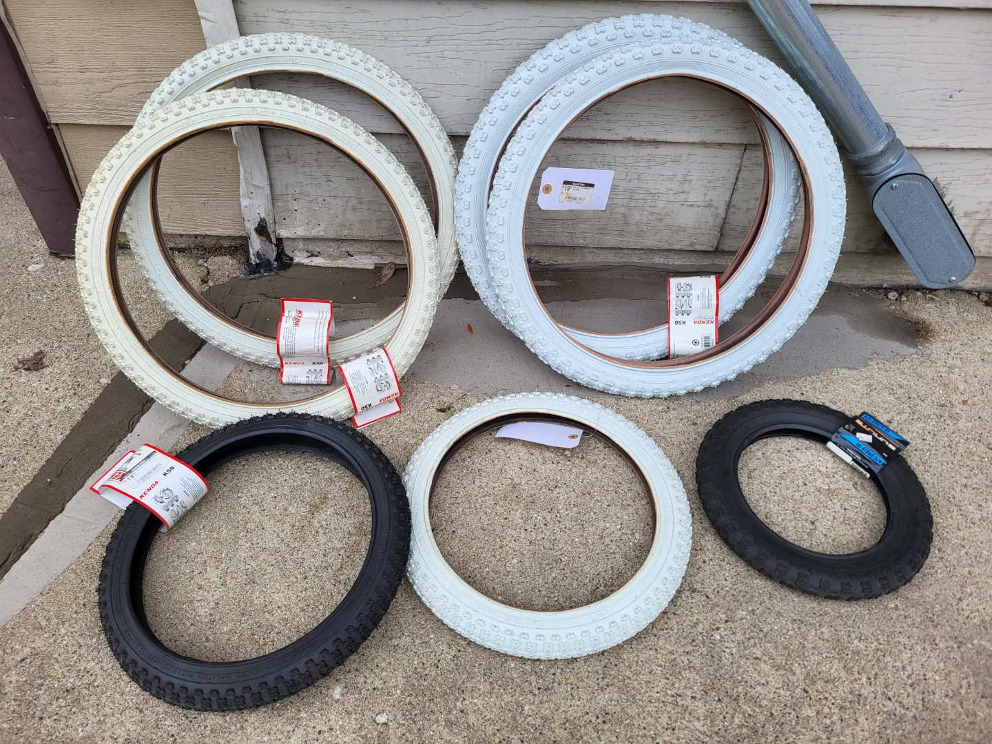 20" - 16" & 12 1/4" Tires New