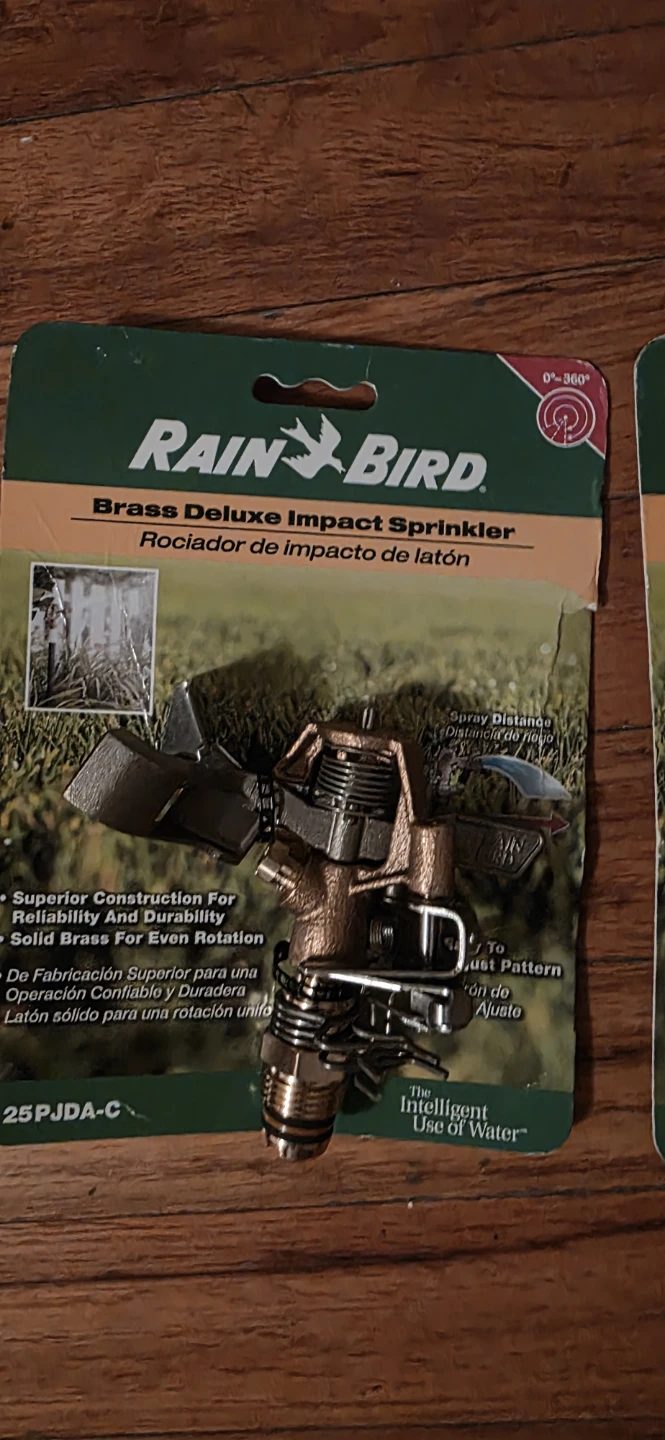 Rain Bird Brass Deluxe Impact Sprinkler 25PJDA-C - photo 2